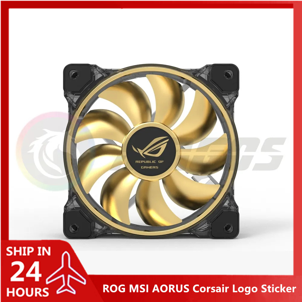 Gaming Accessories For Room - Adesivo logo ventola per armadio PC