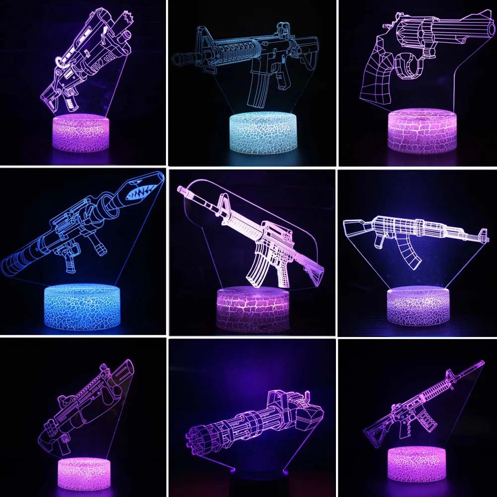 Gioco Fucile 3D Led Night Ligh - Accessories For Your Gaming Room recensione e prezzo