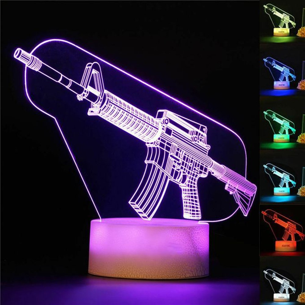 Gioco Fucile 3D Led Night Ligh - Accessories For Your Gaming Room recensione e prezzo